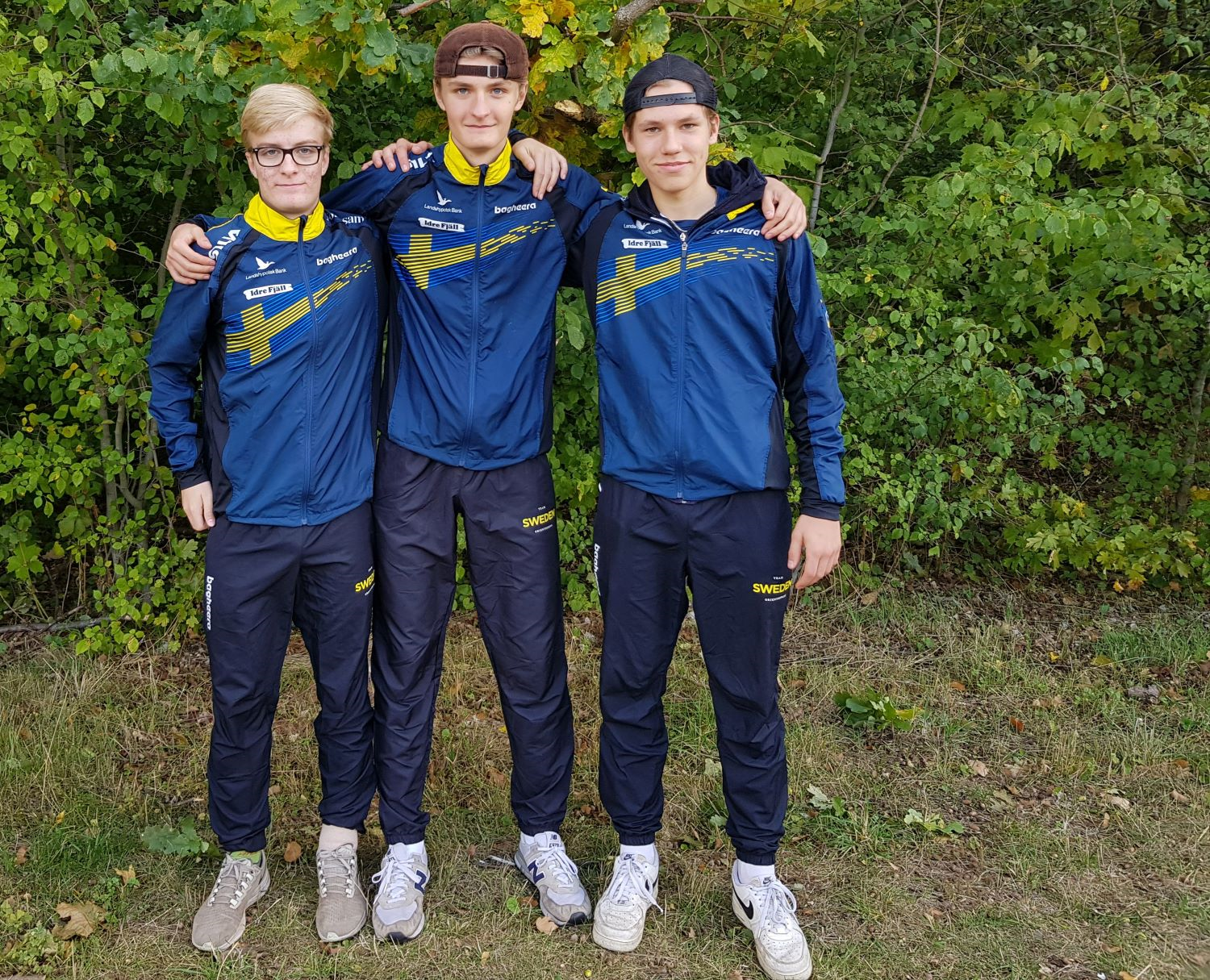 Wilmer Selin, Svante Selin och Odin Ek slutade femma på JEC-stafetten i Tyskland