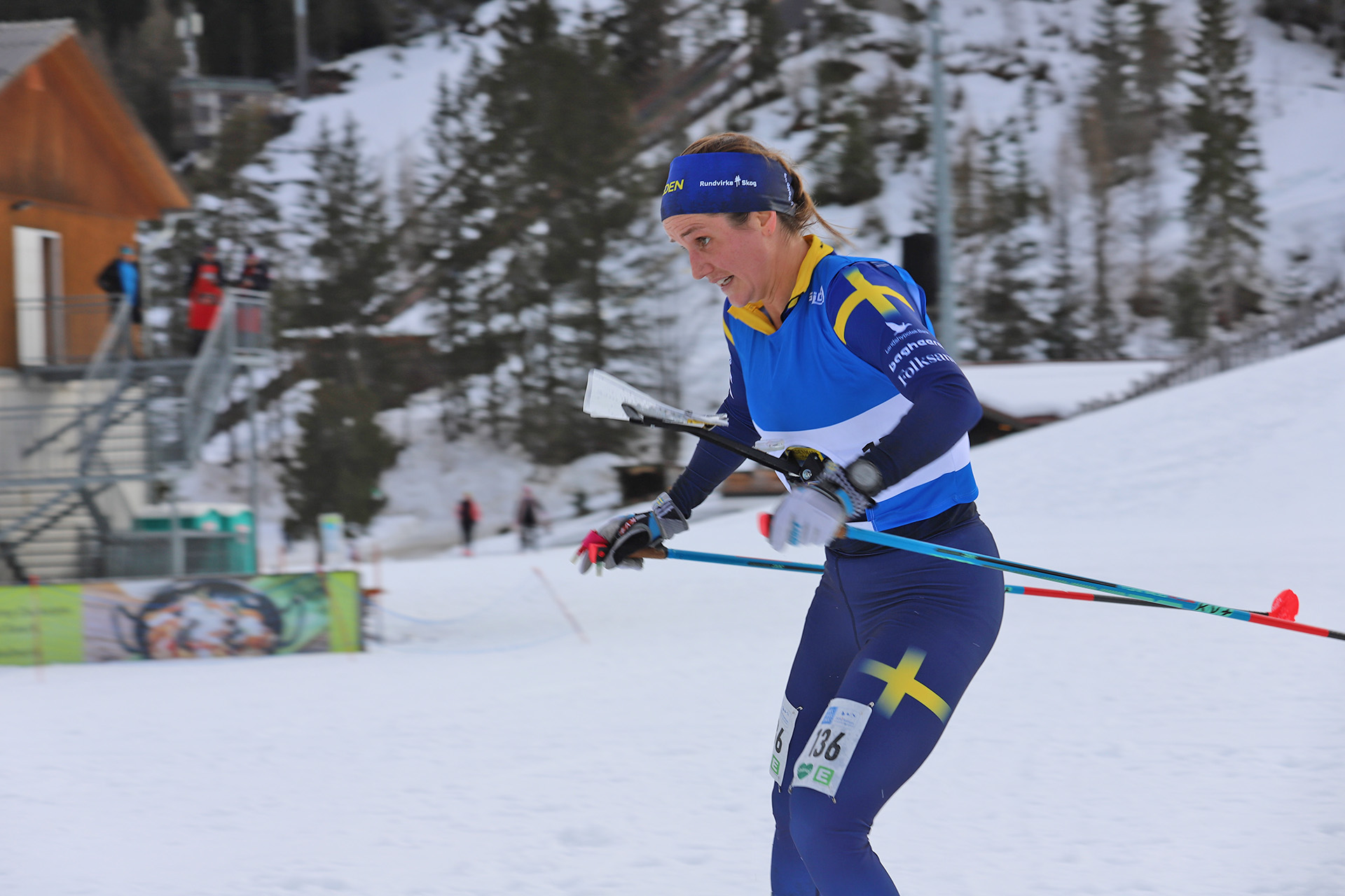 Magdalena Olsson följde upp två raka guld med silver på medeldistansen. Bild: Johan Trygg.