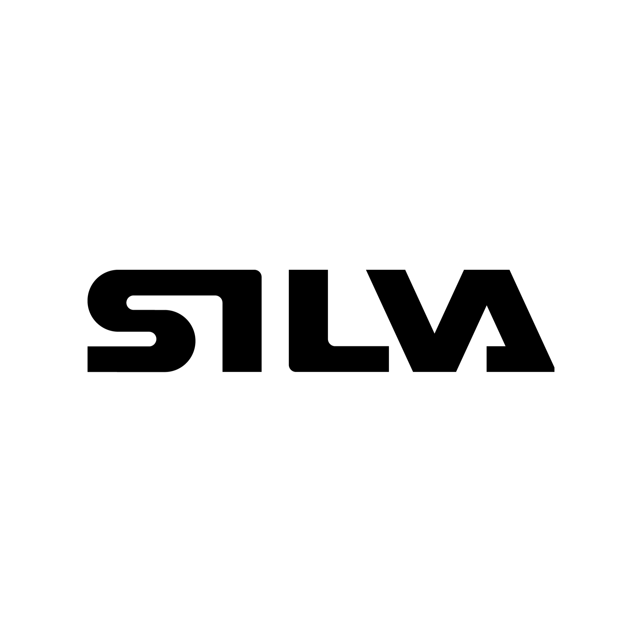 White SILVA Black Logo