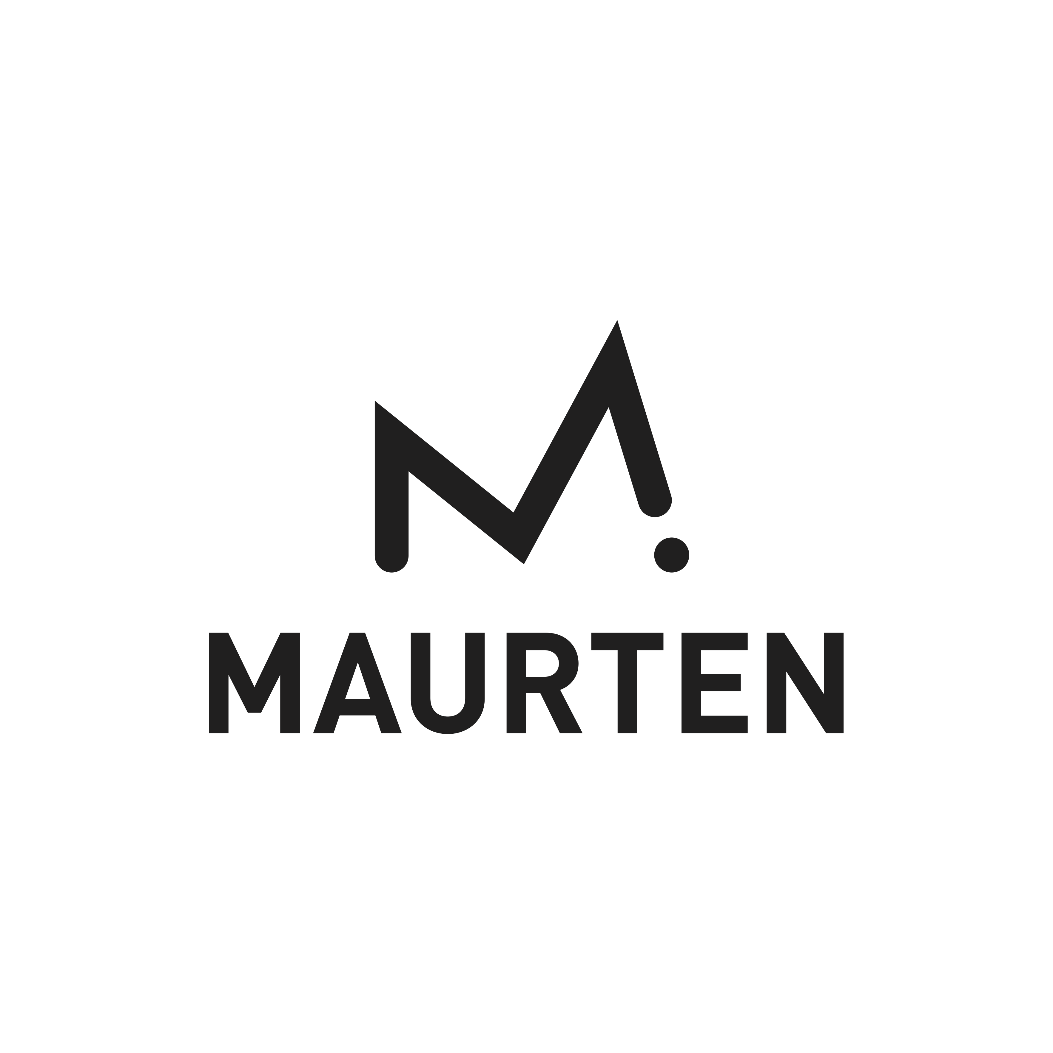 White Maurten Logo Black